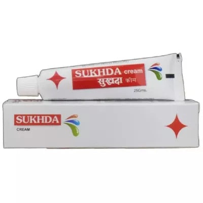 Sukhda Ointment is a highly effective 30-gram solution for various skin conditions. It utilizes natural ingredients to provide quick relief and nourishment. With its proven formula, Sukhda Ointment promotes healthy skin and soothes irritation, making it a must-have for anyone looking to improve their skin's health.