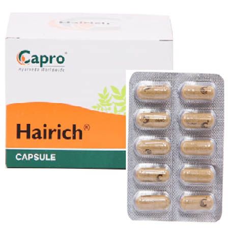 Hairich Capsule is formulated with 100% natural ingredients to promote healthy hair growth and nourish the scalp. This powerful formula strengthens hair follicles and prevents hair breakage, resulting in thicker, fuller hair. Experience visible results in just 10 capsules. Don't let hair loss hold you back, try Hairich Capsule today!