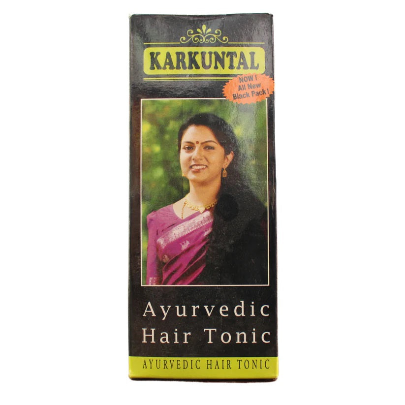 As a trusted Ayurvedic hair tonic, Karkuntal nourishes and revitalizes your hair from root to tip. Infused with natural ingredients, it promotes healthy hair growth, reduces hair fall, and restores shine and strength. Experience the benefits of Ayurvedic haircare with Karkuntal Hair Tonic.