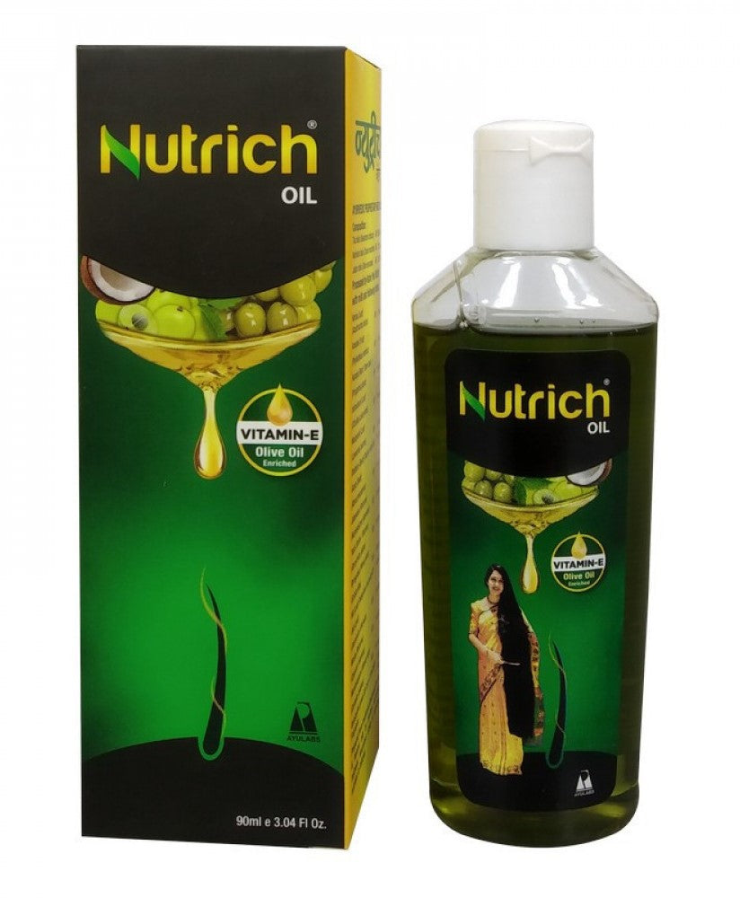Nutrich oil-90ml is the perfect solution for dry, damaged hair. Its unique blend of natural oils nourishes and strengthens your hair, leaving it looking healthier and shinier. With just a few drops, you can achieve soft, manageable hair and say goodbye to frizz and split ends. Try it now and see the results for yourself!