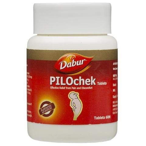 Dabur PILOchek Gel is an Ayurvedic gel which aims to provide effective relief from the pain and discomfort of piles. It is Dabur's one of the top ayurvedic medicines for piles which contains natural ingredients & medicinal plants such as Tila oil, Nimba oil, Udumbara and Yashti etc., which also aids in reducing the recurrence of this problem as recommended by ayurveda in India.