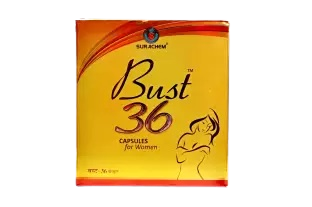 Surjichem Herbs Bust 36 Capsule is used for increasing bust size and firmness. This capsule is made up of natural herbs which are very beneficial for health. It is considered one of the best medicine for bust enlargement. Regular use of this capsule will give best results and enhance the bust.