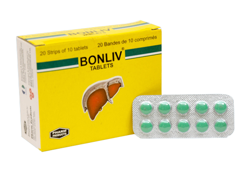 Bonliv Tablet is used for the treatment of multiple health conditions. It is highly effective in the treatment of stomach disorders and helps improve digestion. It contains laxative properties which can help treat constipation, contain anti-inflammatory properties and improves heart health. It can also be used to cough and certain skin diseases.