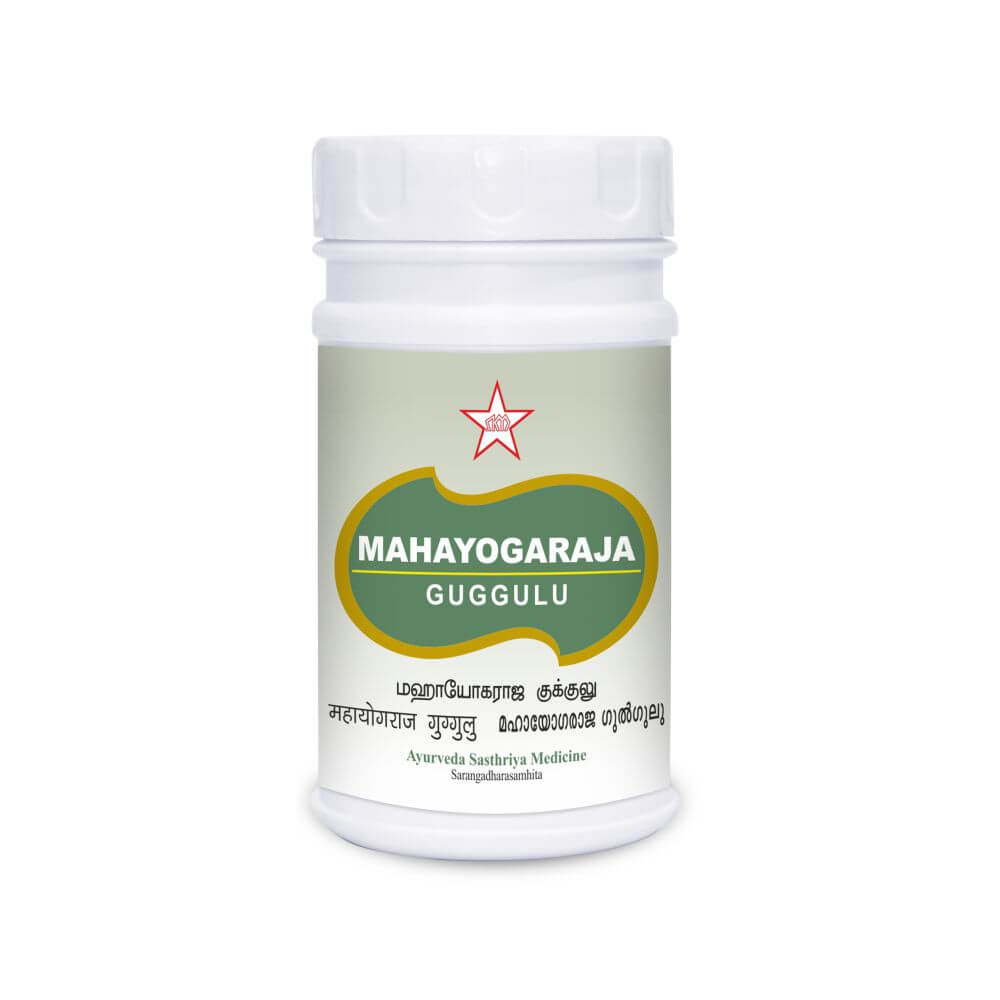 Maha Yograj Guggulu is a traditional herbal & mineral preparation designed to address a wide array of diseases. It is a famous Ayurvedic formulation highly effective in relieving joint pain, muscle disorders, digestive diseases, respiratory troubles, urinary disorders, inflammatory diseases and aids in controlling weight. Its potent composition supports the uterus and aids in curing dysmenorrhea.