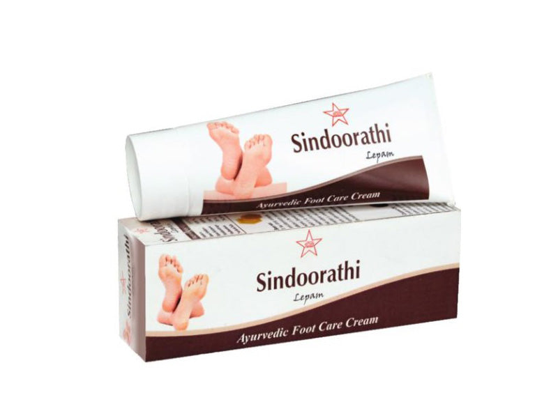 It is an Ayurvedic Foot Care Cream helpful in treating Diseases of the skin, Alopecia, Scaly lesions on palms and soles, Eczema, and Syphilic ulcer Gives the skin its flexibility and strength.