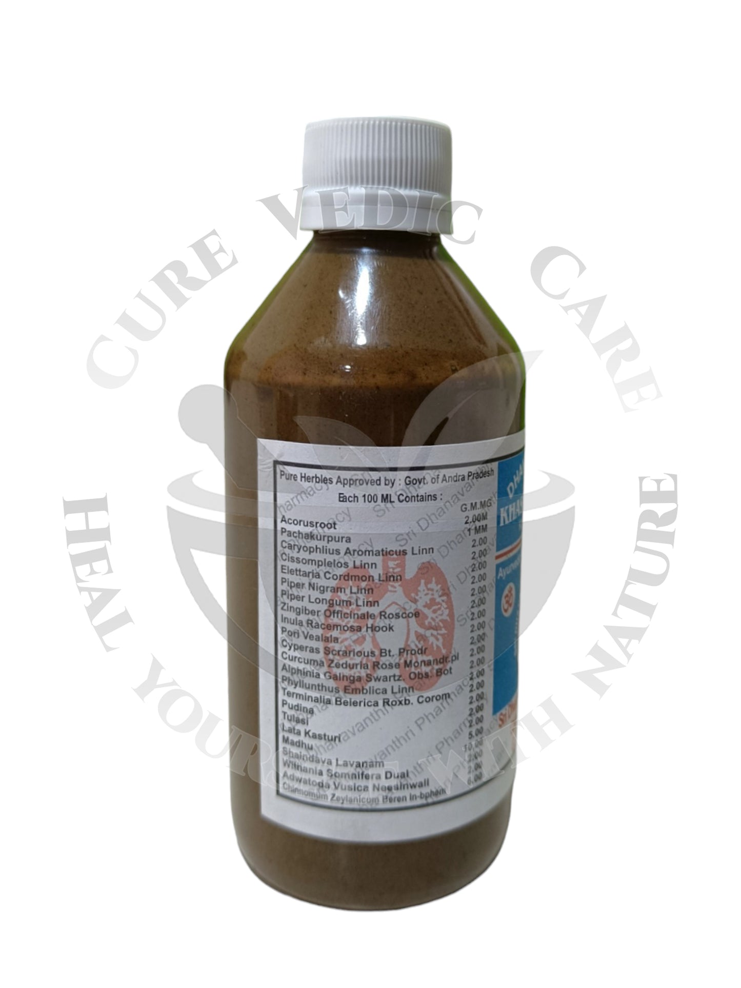 Kasahara kusma Syrup  helps in respiratory conditions such as Asthma, cough, fever and bleeding diseases. It is a natural mucolytic and bronchodilator. It increases airflow to the lungs by dilating and relaxing the bronchial passages. Best Ayurvedic medicine for productive cough, asthma, bronchitis, rhinitis.  Syrup is beneficial in both productive and dry cough. Its mucolytic and muco kinetic expectorant properties reduce the viscosity of bronchial secretions and facilitate expectoration.