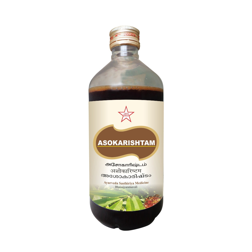extremely beneficial in treating heavy menstrual periods, heavy uterine bleeding, hormonal imbalance, uterine cyst, uterine polyps and menopausal osteoporosis.Asokarishtam is an ayurvedic herbal medicine formulated with herbs and compounds for general body health. It is used for treating digestive, respiratory, urinary, and other health issues. It helps to boost immunity, reduce inflammation, and improve digestion and absorption of nutrients.
